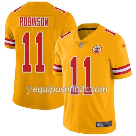 Camiseta Hombre NFL Kansas City Chiefs Demarcus Robinson 11 Nike Gold